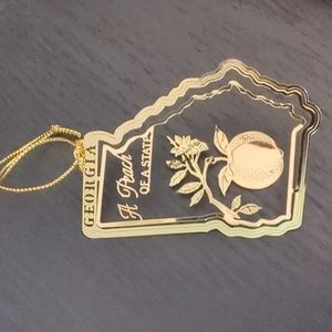 Two Tamerlane Collector's Item ornaments , one Washington State, one Georgia